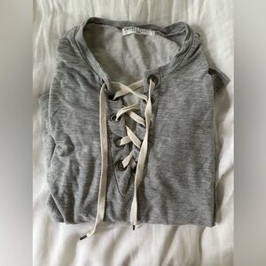 Project Social T Heather Gray long sleeve shirt